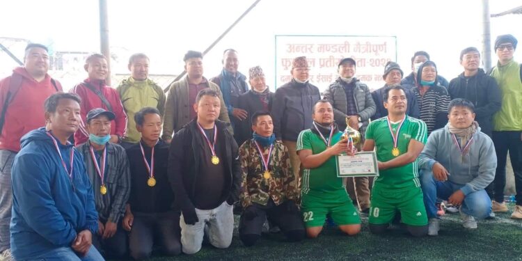 झापाको दमक नगर इसाई समाजद्वारा अन्तर मण्डली फुटसल प्रतियोगिता सम्पन्न
