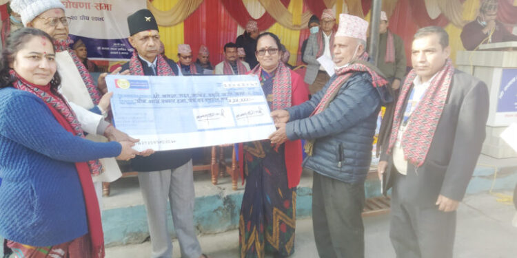 कमला मदन आश्रित स्मृति विद्यालयमा सोमनाथ रेग्मी स्मृति अक्षय कोष स्थापना