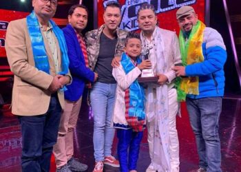 जेनिस उप्रेती बने पहिलो द भ्वाइस अफ किड्स नेपाल