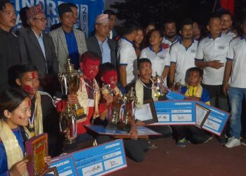 झापाको दमकस्थित इन्देणी तालमा साहसिक खेल सम्पन्न