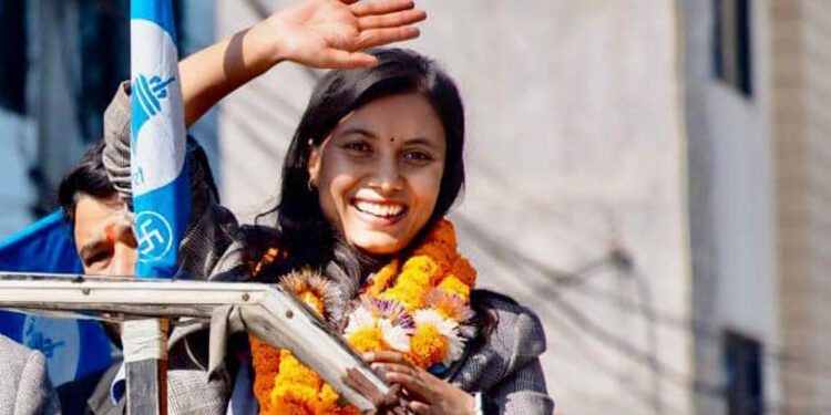 काठमाडौँ २ मा राष्ट्रिय स्वतन्त्र पार्टीकी गौतम विजयी