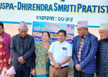पुष्पधिरेन्द्र स्मृति प्रतिष्ठान दमकको आयोजनामा रक्तदान तथा वृक्षरोपण कार्यक्रम सम्पन्न