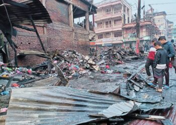 आगलागीबाट लाखौँ मूल्य बराबरको क्षति