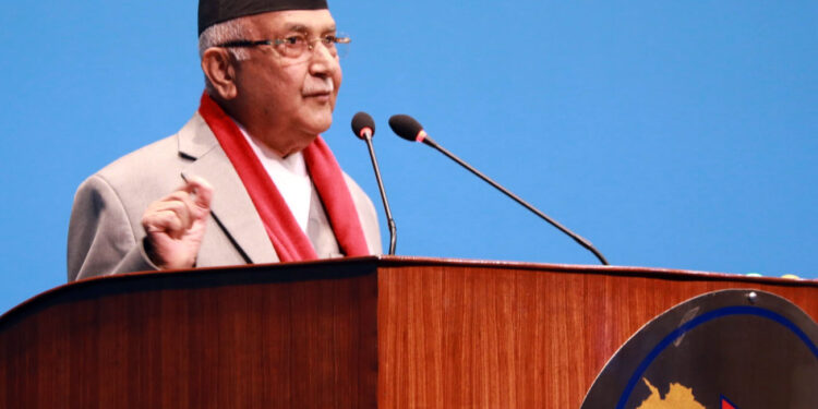 एकताबद्ध भएर राष्ट्र निर्माणमा लागौँ : अध्यक्ष ओली