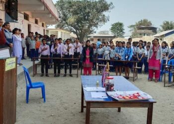 मंगलममय बाल क्लबको आयोजनामा सामुदायिक माध्यमिक विद्यालय हाजिरीजवाफ प्रतियोगिता सम्पन्न