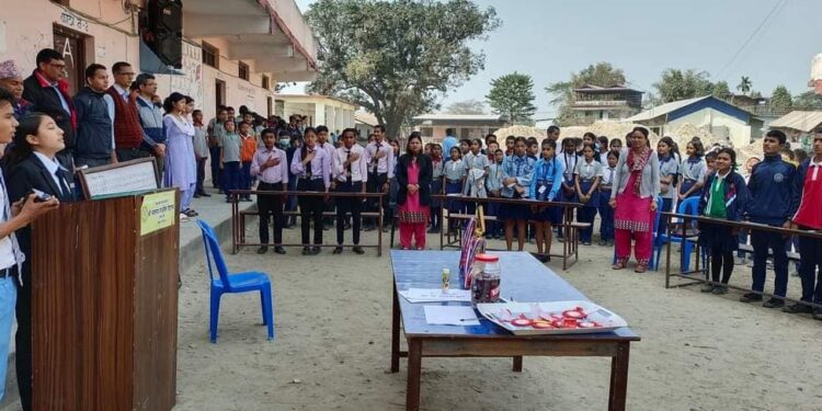 मंगलममय बाल क्लबको आयोजनामा सामुदायिक माध्यमिक विद्यालय हाजिरीजवाफ प्रतियोगिता सम्पन्न