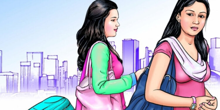 विदेश जाने महिला ५ वर्षमा दोब्बर