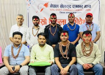 नेपाल खेलकुद पत्रकार मञ्च झापाको अध्यक्षमा मुखिया सर्वसम्मत चयन