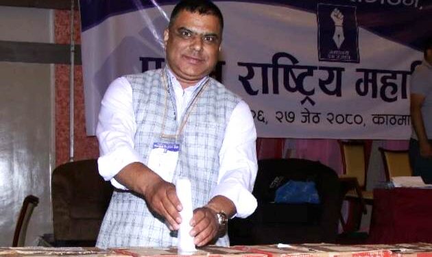 समाजवादी प्रेस सङ्गठनको अध्यक्षमा सुवेदी विजयी