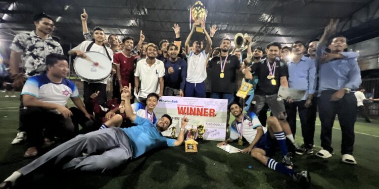 दमक फुटसलको उपाधि सुकुना बहुमुखी क्याम्पसलाई