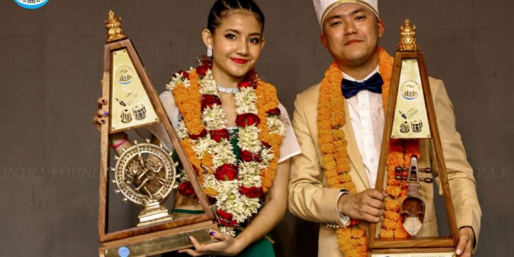 मेरो भ्वाइसको विजेता प्रितम राई र डान्स युनिभर्सका विजेता खुशी कार्की