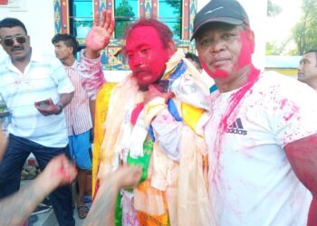 बेल्डॅागी शरणार्थी शिविर व्यवश्थापन समिती सचिवमा पुर्व सचिव समेत रहेका सॅचहॅाग सुब्बा विजयी ।