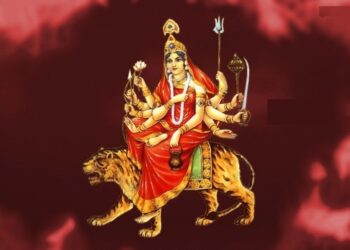 नवरात्रको आज तेस्रो दिन :  चन्द्रघण्टा देवीको विधिपूर्वक पूजा आराधना गरिँदै