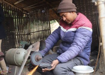 पुर्ख्यौली कालिगड पेसा संरक्षण गर्दै युवा