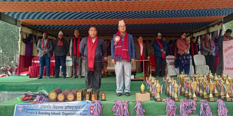 प्याब्सन झापाको खेलकुद कार्यक्रम सुरु