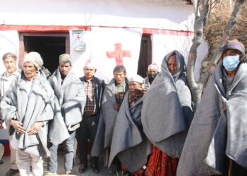 जाडो छल्न मुगुका नागरिकलाई कम्मल बितरण