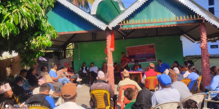 माओवादी केन्द्र दमक २ न. वडाको दोस्रो वडा सम्मेलन सम्पन्न