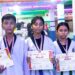 अन्तर नगरपालिका स्तरिय तेक्वान्दो खेल प्रतियोगितामा झापा दमकका तिनजना खेलाडिहरुले पदक जित्न सफल भएका छन ।