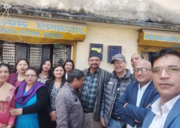 अध्यक्षको राजीनामा माग गर्दै गोरखापत्र संस्थानका कर्मचारी आन्दोलित