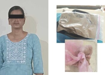 भद्रपुरको कचनकवल  बाट ब्राउन सुगर सहित एक महिला पक्राउ ।