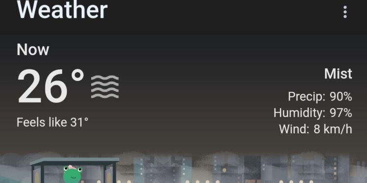 मौसम बिज्ञान बिभागका अनुसार काठमाडौँ उपत्यकासहित देशका विभिन्न भु-भागमा  बिहानैदेखि वर्षा  हुने  ।