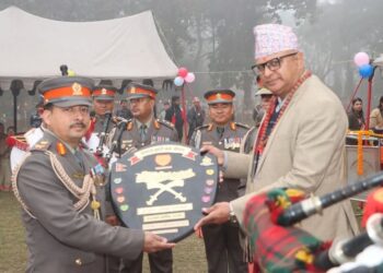 सशस्त्र सीमा सुरक्षा र विपद व्यवस्थापनमा सशस्त्रको अग्रणी भूमिका – मुख्यमन्त्री कार्कि ।