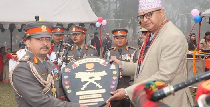 सशस्त्र सीमा सुरक्षा र विपद व्यवस्थापनमा सशस्त्रको अग्रणी भूमिका – मुख्यमन्त्री कार्कि ।