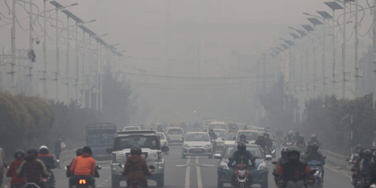 आज काठमाडौं विश्वको दोस्रो प्रदूषित शहर ।