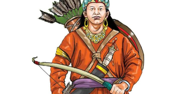 थम्बू जाती समुदायका हुन किॅरॅाती राजा यलम्बर ।